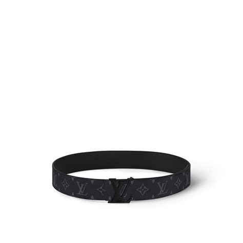 Louis Vuitton Monogram Eclipse Initiales Ceinture 90 